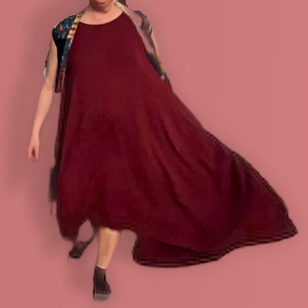 NWT burgundy knit tank dress. CLEARANCE - Picture 3 of 6